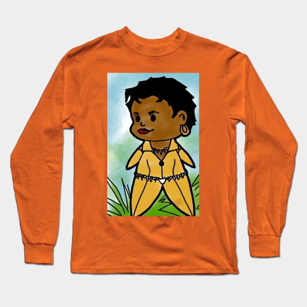 Kicken Vixen Long Sleeve T-Shirt by beanojr